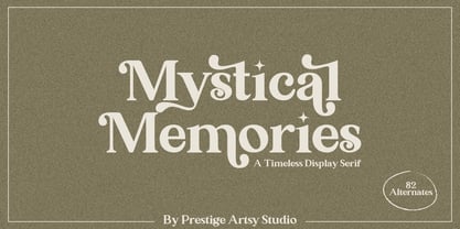 Mystical Memories Font Poster 1