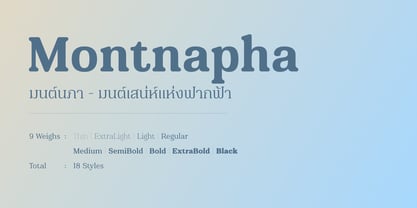 Montnapha Font Poster 1