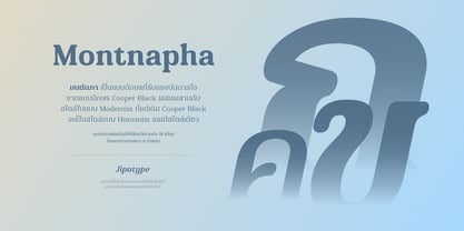 Montnapha Font Poster 3