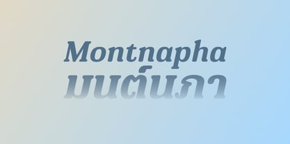 Montnapha Font Poster 2