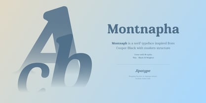 Montnapha Font Poster 4