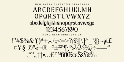 Newlimran Font Poster 7