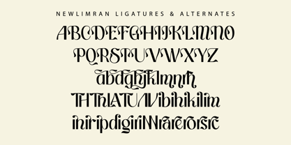 Newlimran Font Poster 8