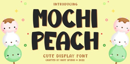 Mochi Peach Font Poster 1