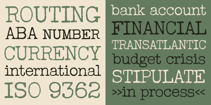 Wire Transfer 76 Font Poster 6
