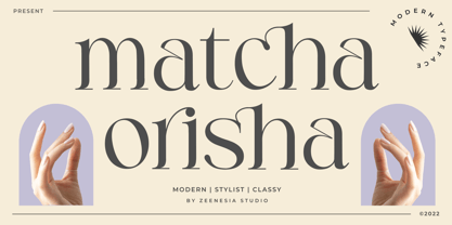Matcha Orisha Font Poster 1