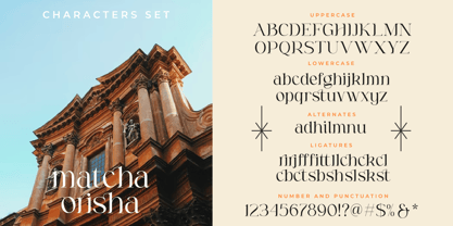 Matcha Orisha Font Poster 12