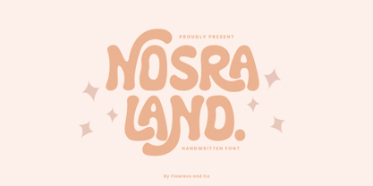 Nosra Land Font Poster 1