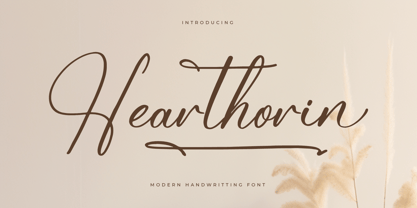 Hearthorin Font Poster 1