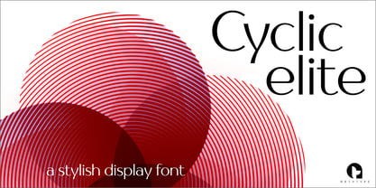 Cyclic Elite Font Poster 6