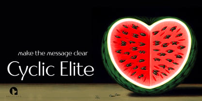 Cyclic Elite Font Poster 3