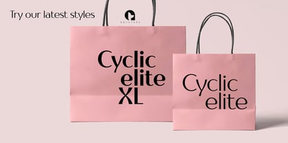 Cyclic Elite Font Poster 1