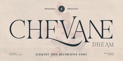 Chevane Dream Font Poster 1