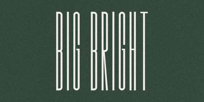 Big Bright Fuente Póster 1