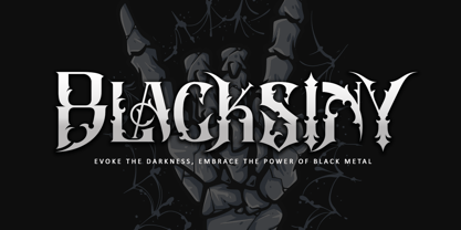 Blacksiny Font Poster 1