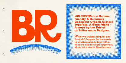 BD Supper Font Poster 6