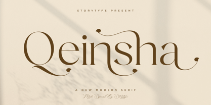 Qeinsha Font Poster 1