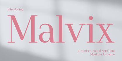 Malvix Font Poster 1