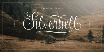 Silverbell Font Poster 1