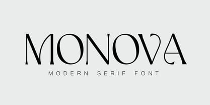 Monova Font Poster 1