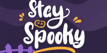 Night Halloween Font Poster 2