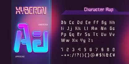 Xyberon Font Poster 2