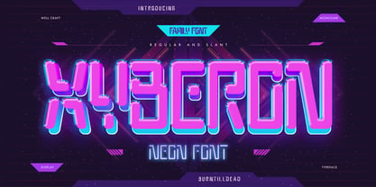 Xyberon Font Poster 1