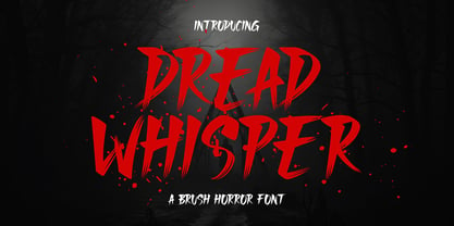 Dread Whisper Font Poster 1