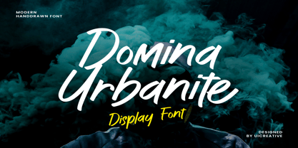 Domina Urbanite Font Poster 1