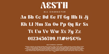 Aesth Font Poster 8