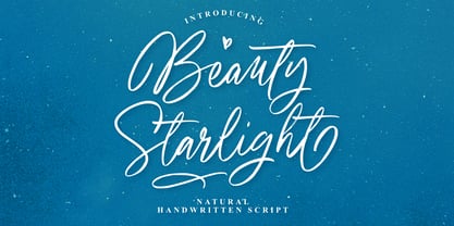 Beauty Starlight Font Poster 1
