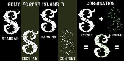 Relic Forest Island 3 Font Poster 3