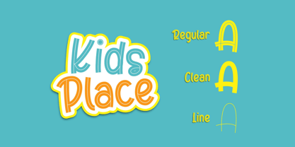 Kids Place Font Poster 2