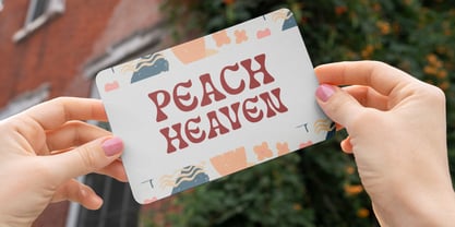 Peach Heaven Font Poster 7
