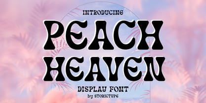 Peach Heaven Font Poster 1