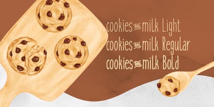 Cookies&Milk Font Poster 5