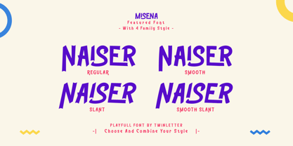 Misena Font Poster 2