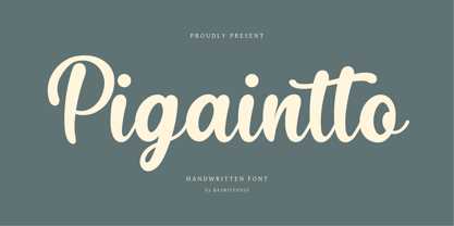 Pigaintto Font Poster 1