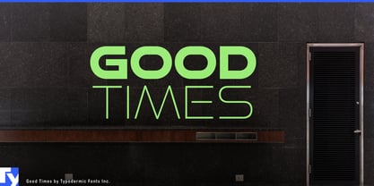 Good Times Font Poster 1