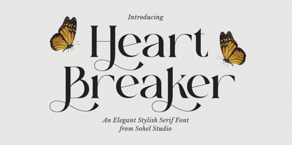 Heart Breaker Font Poster 1