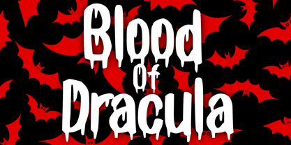 Blood Of Dracula 2.0 Font Poster 1