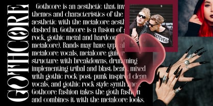 Gothic Love Font Poster 6