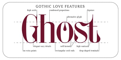 Gothic Love Font Poster 7