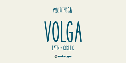 Volga Font Poster 10