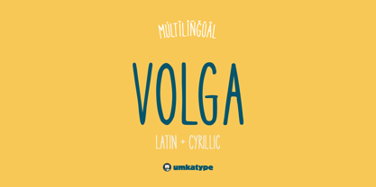 Volga Font Poster 1