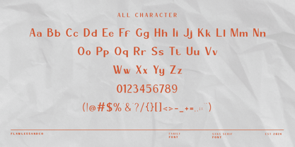 Broclen Font Poster 9