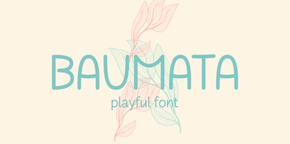 Baumata Font Poster 1