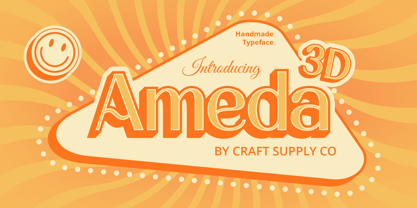 Ameda Font Poster 7