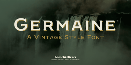 Germaine Font Poster 1