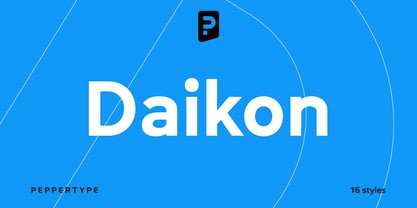 Daikon Font Poster 1